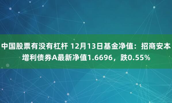 中国股票有没有杠杆 12月13日基金净值：招商安本增利债券A最新净值1.6696，跌0.55%