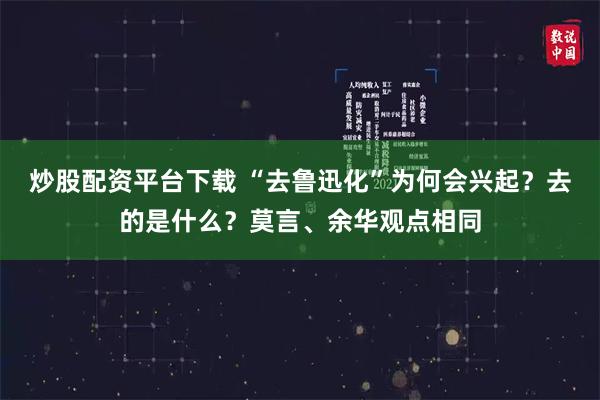 炒股配资平台下载 “去鲁迅化”为何会兴起？去的是什么？莫言、余华观点相同